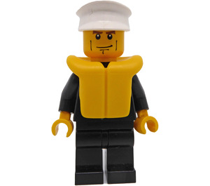 LEGO Policía Barco Capitán Minifigura