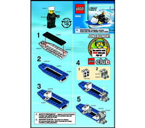 LEGO Police Boat Set 30002 Instructions