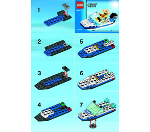 LEGO Police Boat Set 30017 Instructions
