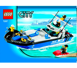 LEGO Police Boat Set 7287 Instructions