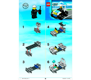LEGO Police Buggy Set 30013 Instructions