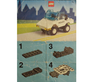 LEGO Polizei Auto 1610-1 Instructions