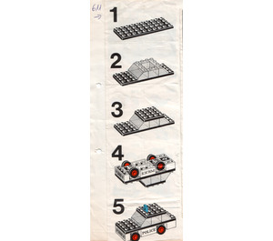 LEGO Police Car 611-1 Instructies