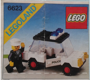 LEGO Police Car 6623 Instruktioner