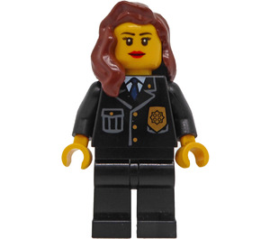 LEGO Police Chase Female Police Auto Driver Figurine