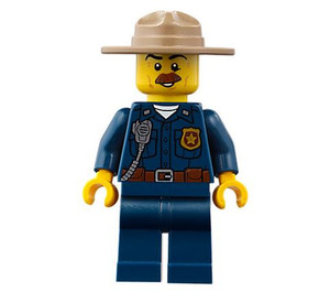 LEGO Policía Chief Minifigura