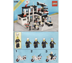LEGO Polizei Command Base 6386 Instructions