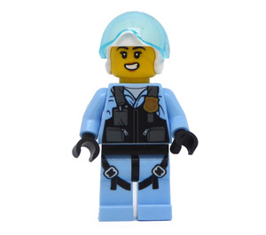 LEGO Polizei Detective Rooky Partnur mit Pilot Straps Minifigur