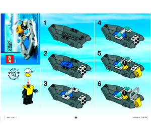 LEGO Police Dinghy Set 30011 Instructions
