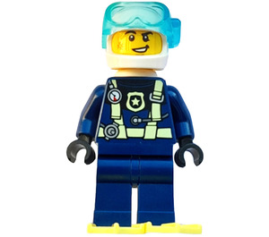 LEGO Police Diver Minifigure