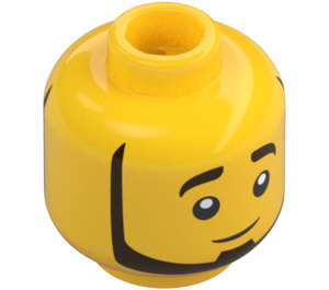 LEGO Police Dog Trainer Minifigure Head (Recessed Solid Stud) (3626 / 101353)