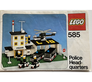 LEGO Police Headquarters Set 585 Instructions