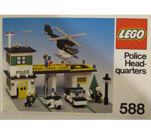 LEGO Police Headquarters Set 588 Instructions
