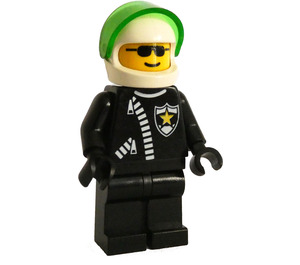 LEGO Police Helicopter Pilot with Sheriff Star Minifigure