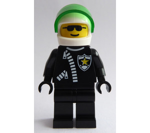 LEGO Polizei Helicopter Pilot mit Sheriff Star Minifigur