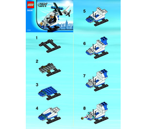 LEGO Politie Helicopter  30226 Instructions