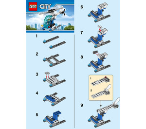 LEGO Police Helicopter Set 30351 Instructions