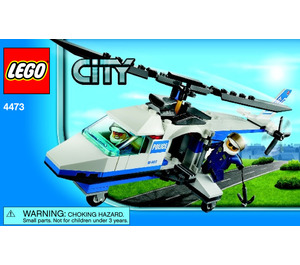 LEGO Police Helicopter Set 4473 Instructions