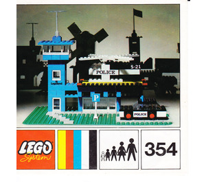 LEGO Police Heliport Set 354 Instructions