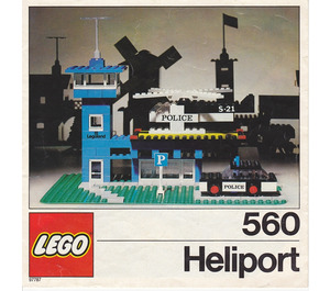 LEGO Police Heliport Set 560-2