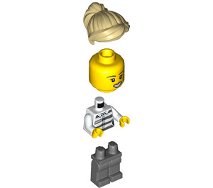 LEGO Polizei - Jail Prisoner Minifigur