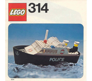 LEGO Police Launch Set 314-1 Instructions