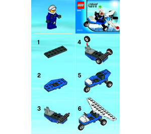 LEGO Polizei Microlight 30018 Instructions