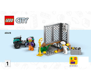 LEGO Police Mobile Crime Lab Truck Set 60418 Instructions