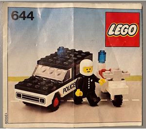 LEGO Police Mobile Patrol Set 644-2 Instructions
