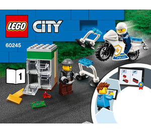 LEGO Police Monster Truck Heist 60245 Byggeinstruksjoner