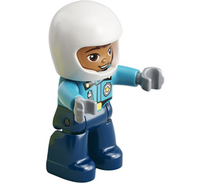 LEGO Police Motorcycle Rider Duplo Figure