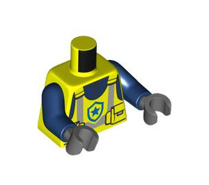 LEGO Politie Officer -  Female Minifig Torso (973 / 76382)