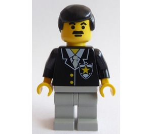 LEGO Polizist im Uniform mit Grau Schlauch Minifigur