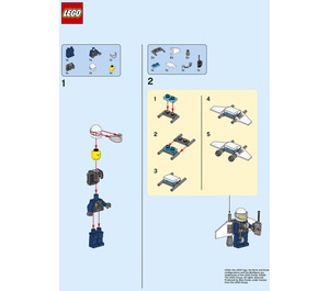 LEGO Police Officer with Jetpack 951904 Ohjeet