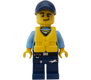 LEGO Polizei officer mit Life Preserver Minifigur