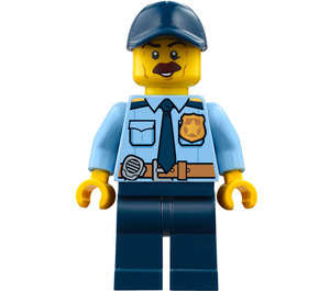 LEGO Police Officer with Moustache Minifigure