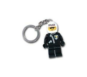 LEGO Polizei Officer mit Printed Helm Schlüssel Kette (3952)