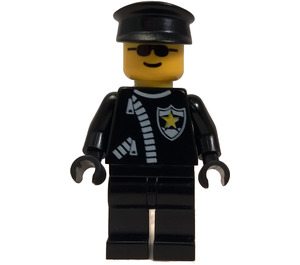 LEGO Polizist mit Sheriff's Stern und Sonnenbrille Minifigur