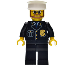 LEGO Police Officer with Suit and Badge Minifigure