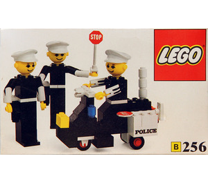 LEGO Polizei Officers und Motorrad 256-1