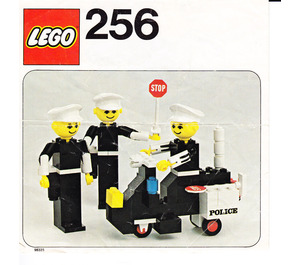 LEGO Police Officers and Motorcycle Set 256-1 Instructions