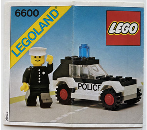LEGO Polizei Patrol 6600-1 Instructions