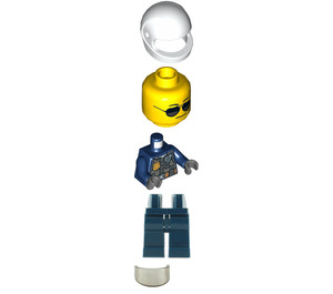 LEGO Police Pilot Figurine