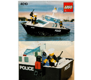 LEGO Police Rescue Boat Set 4010 Instructions