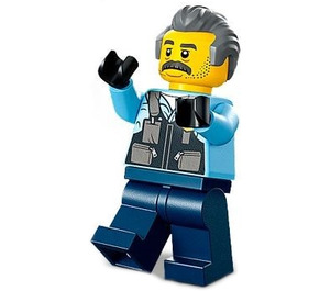 LEGO Police Sergeant Sam Grizzled with Gray Hair Minifigure