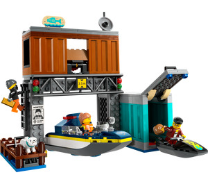 LEGO Politie Speedboat en Crooks' Hideout 60417