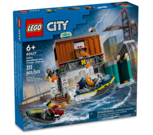 LEGO Police Speedboat and Crooks' Hideout Set 60417 Packaging