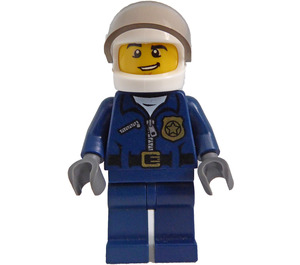 LEGO Polis Station Motorycle Patrolman Minifigur