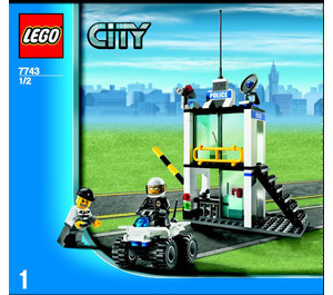 LEGO Polizei Truck 7743 Instructions