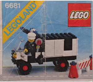 LEGO Police Van Set 6681 Instructions